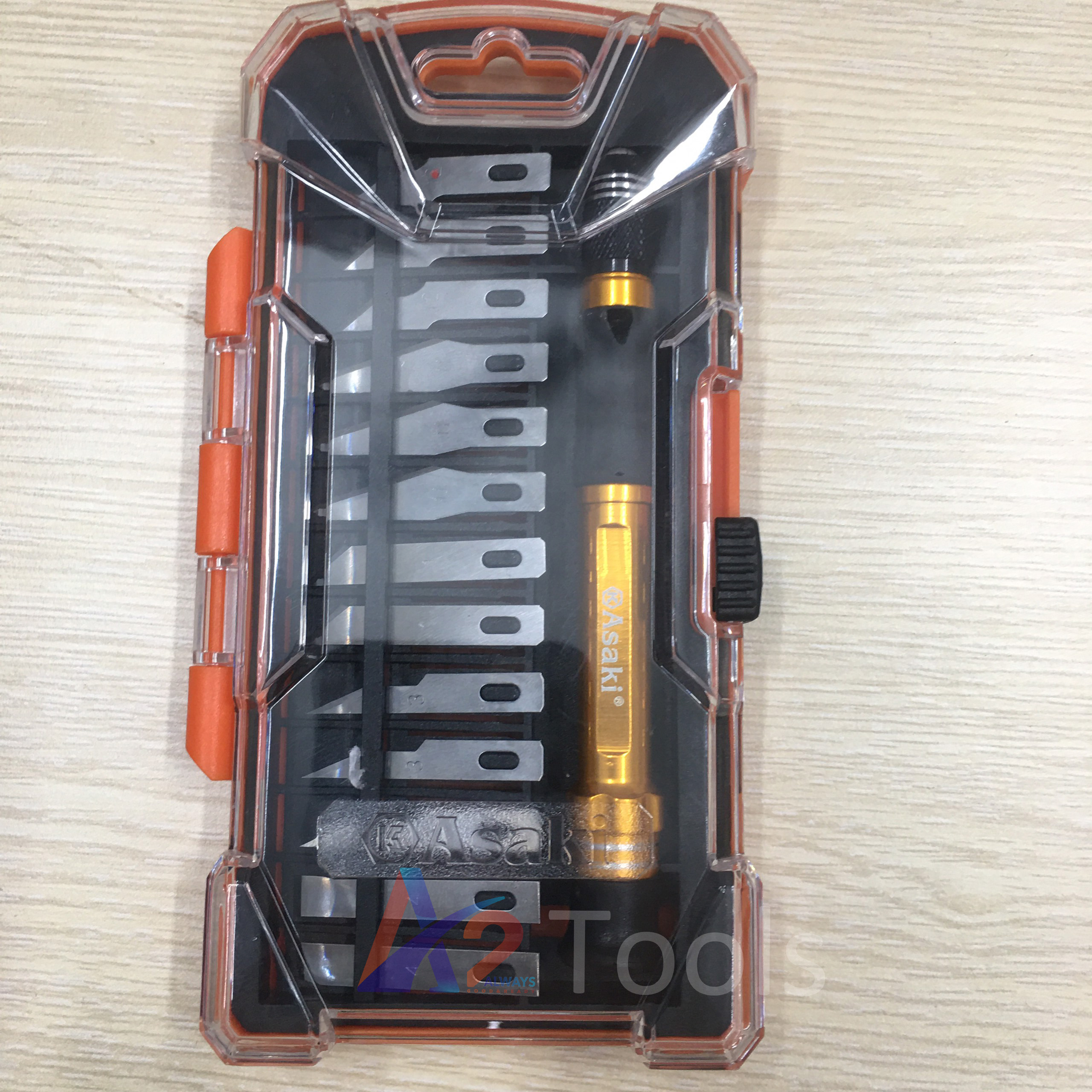 Bộ dao điêu khắc 14 chi tiết asaki ak-3961
