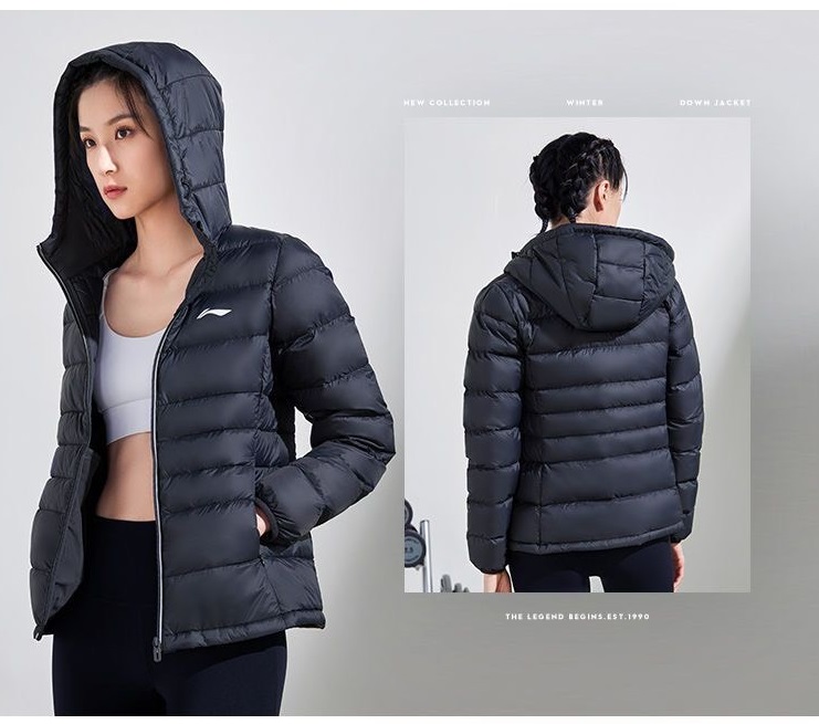 Áo Khoác Lông Vũ Nữ LINING AYMR152 Chính Hãng