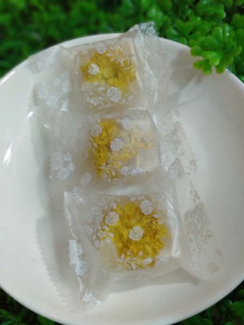 {5 VIÊN} TRÀ HOA CÚC BỌC ĐƯỜNG PHÈN MẬT ONG