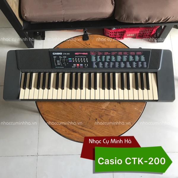 Đàn Organ Casio CTK-200 đã qua sử dụng, 100 điệu, 100 tiếng rất hay