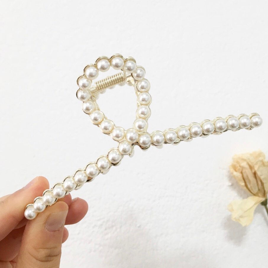 Kẹp tóc lovely pearl Hàn Quốc Korea