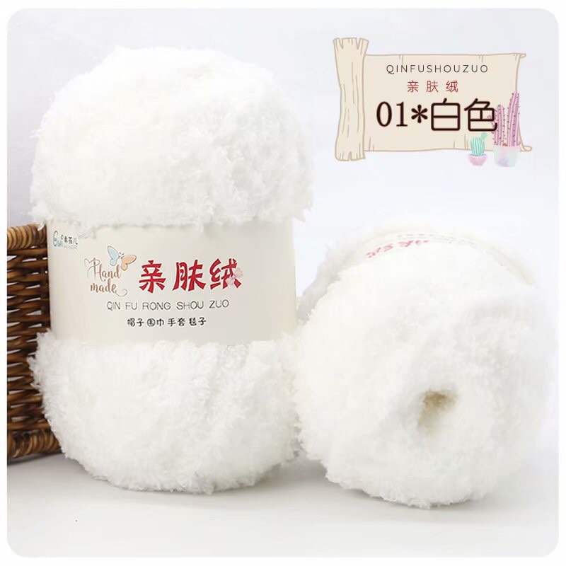 Len Bông Xù Lông Cừu Siêu Mềm Mịn An Toàn Cho Bé