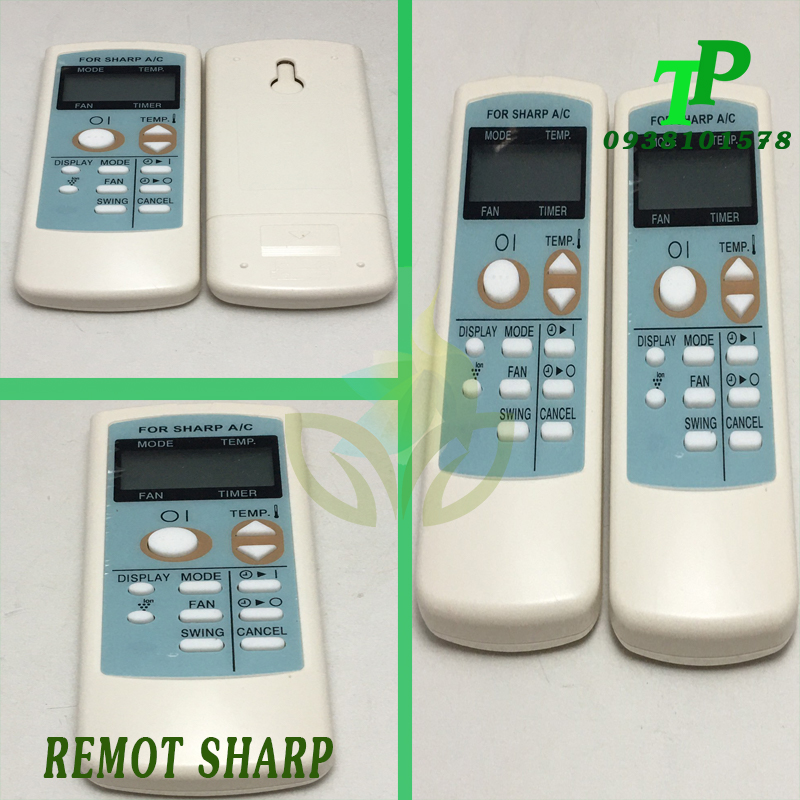 Điều Khiển, Remote Máy Lạnh Điều Hòa Sharp