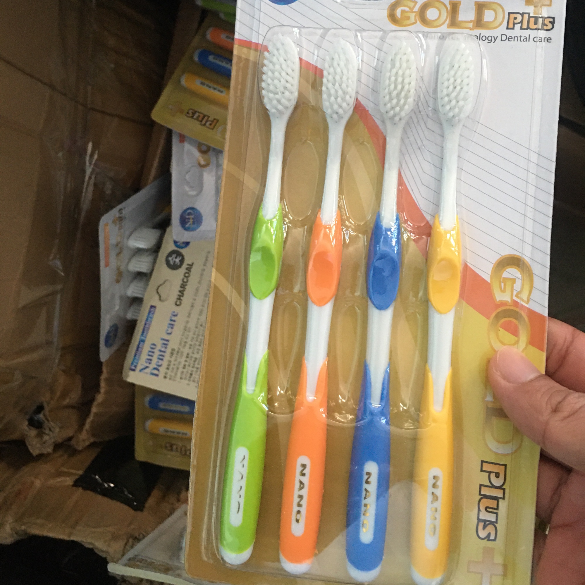 Combo 4 bàn chải nano gold plus