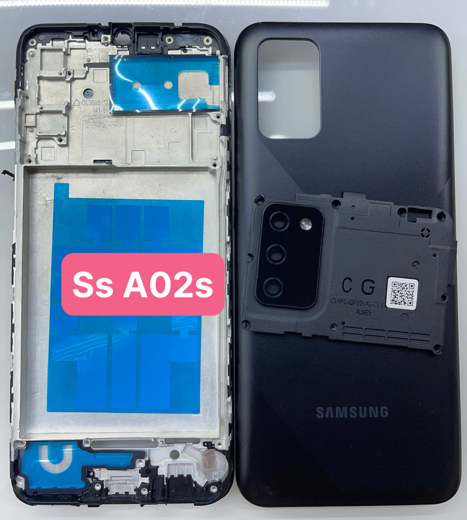 Bộ xương vỏ zin mới điện thoại sam sung a02s