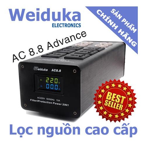 Bộ lọc nguồn điện Audio Weiduka AC 8.8(bản 2019, màu Bạc)