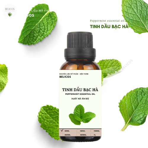 [HCM]Tinh dầu Bạc Hà Ấn Độ nguyên chất
