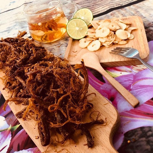 100gr heo khô cháy tỏi