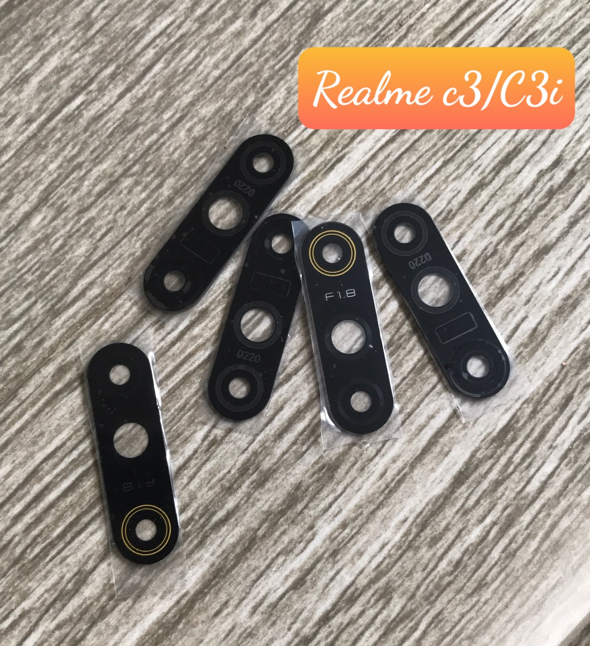 Kính camera Realme C3 / C3i dùng chung ( mảnh kính rời)