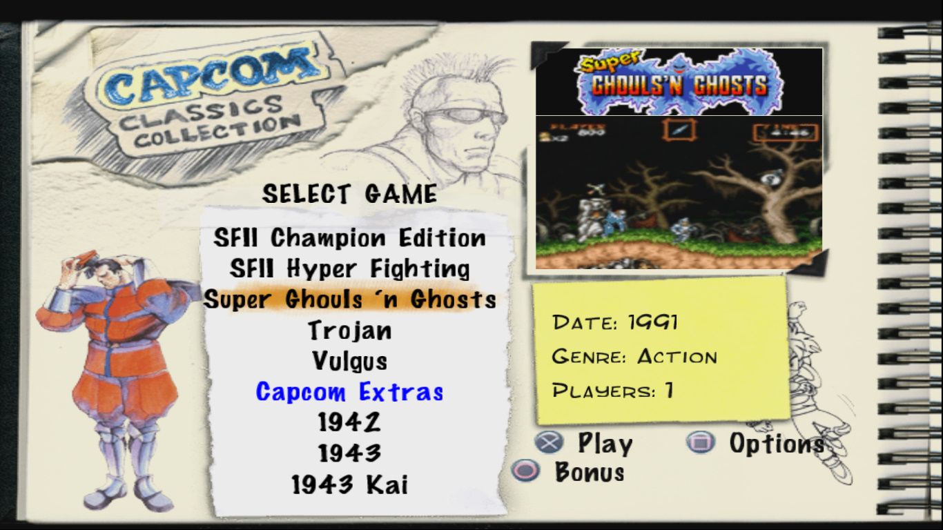 Game PS2 - Bộ 22 Game Kinh Điển - Capcom Classic Vol. 1