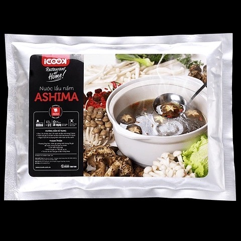 Nước cốt lẩu Nấm Ashima túi 1kg