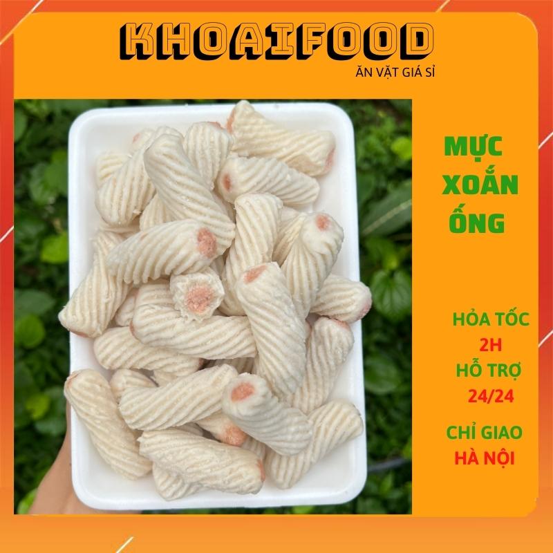 Mực xoắn ống trung - cá viên chiên thả lẩu cực lạ