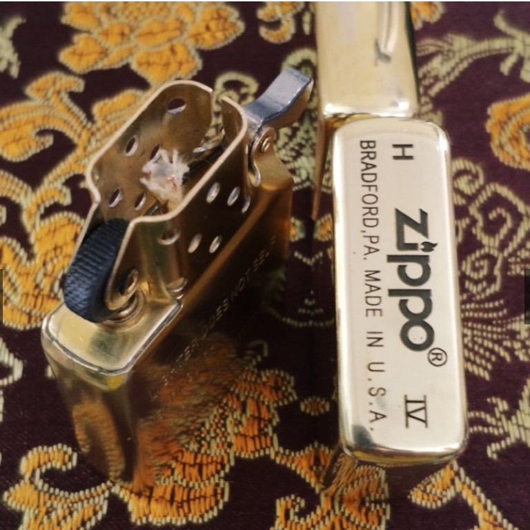 [HCM]Bật lửa Zippo Đồng Nguyên khối Mẫu Eagle Legend Champion