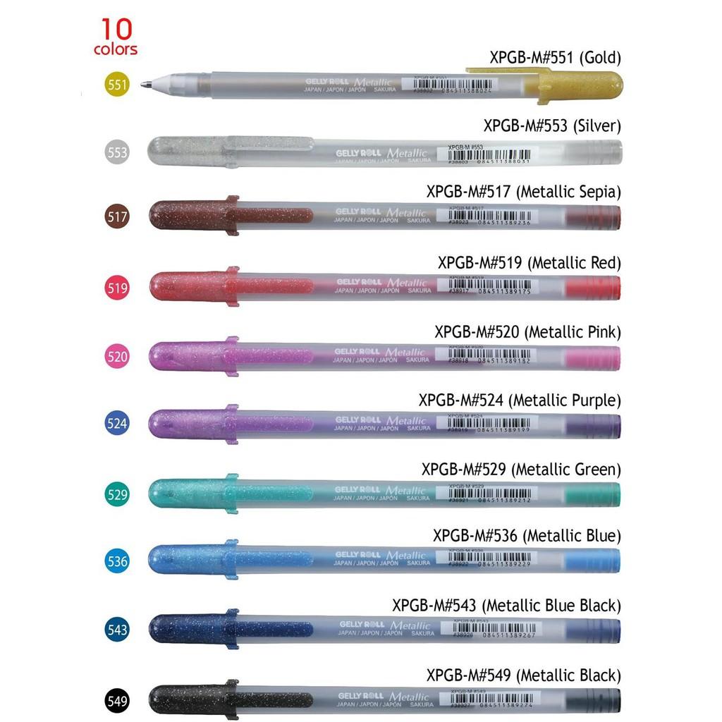 Bút gel GELLY ROLL - Metallic (Bút nhũ ánh kim)
