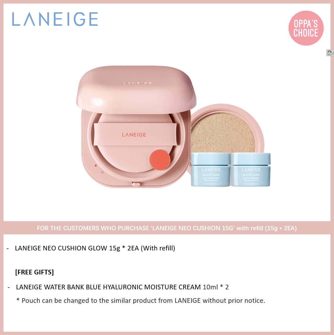 [NEW] ADVANCED LANEIGE NEO CUSHION GLOW