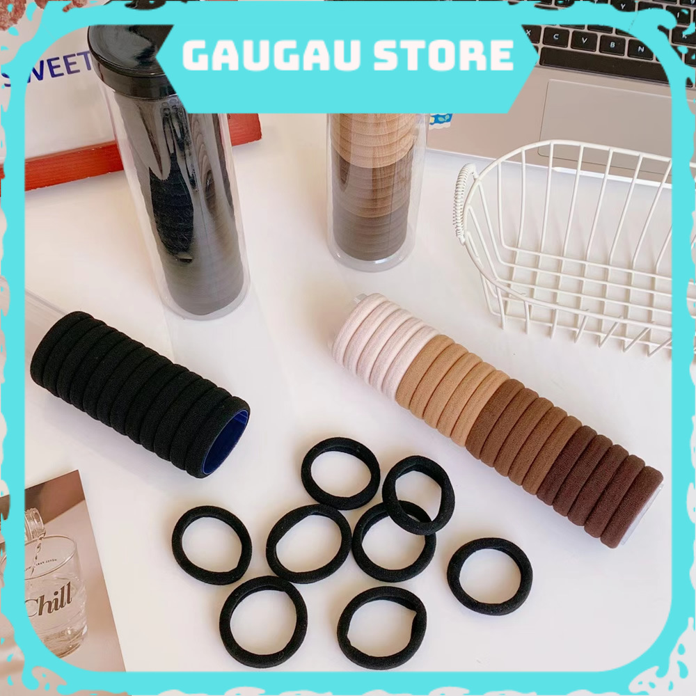 Set Cột Tóc 20 Dây Nhiều Màu Co Dãn Phong Cách Hàn Quốc [ Hỏa Tốc HCM ]
