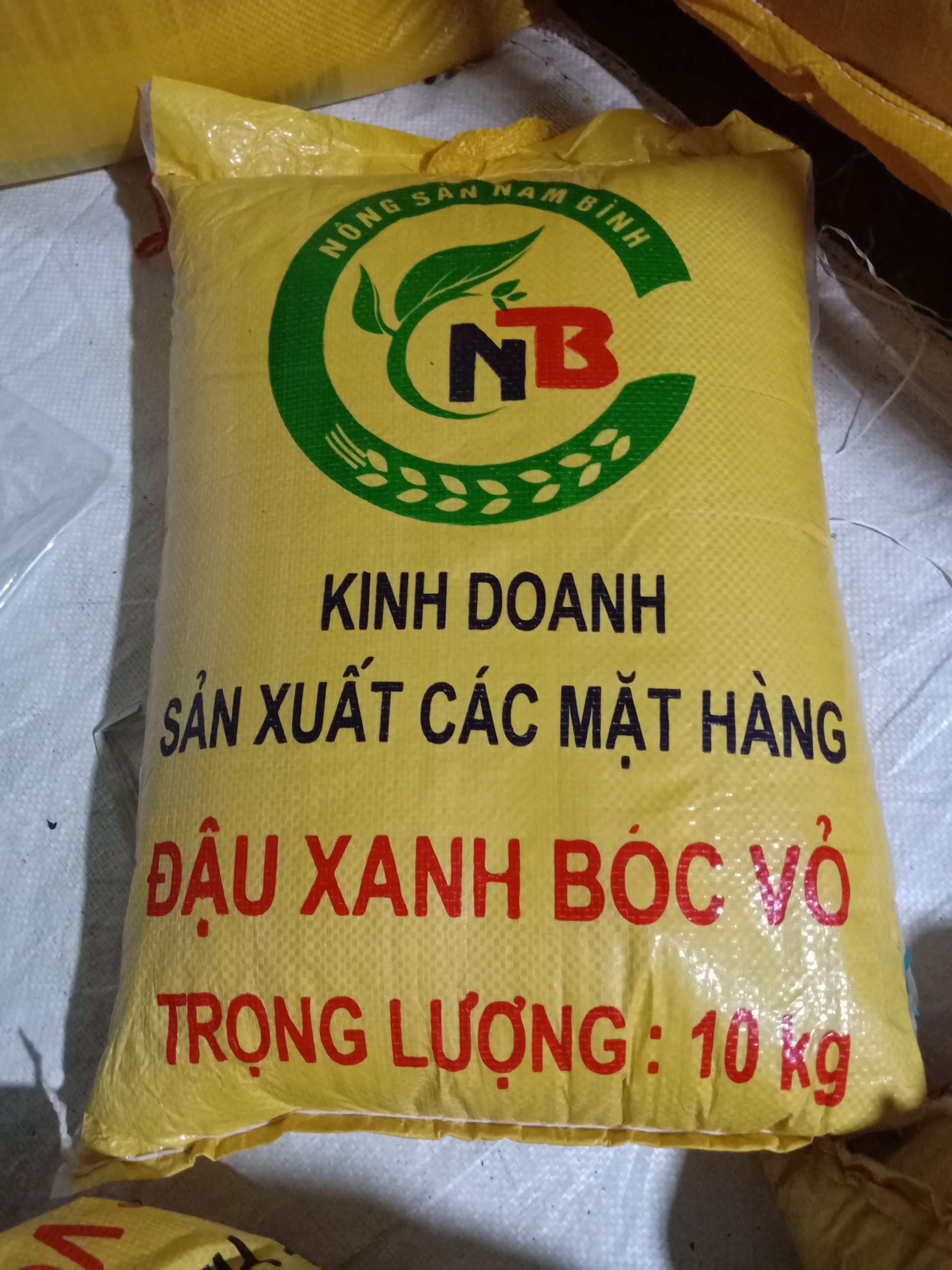 0,5kg đậu xanh cà không vỏ