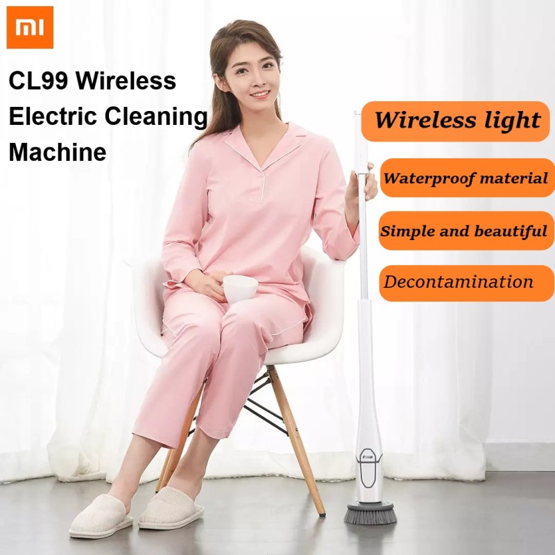 Xiaomi Original 01 CL99 Home Multi-Function Electric Cleaning Machine Vacuum Cleaners USB Rechargeable Wireless 3 Brush Head