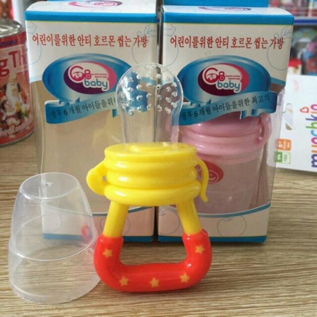 Túi nhai chống hốc GB Hàn Quốc an toàn cho Bé tập ăn ( không kèm hộp )