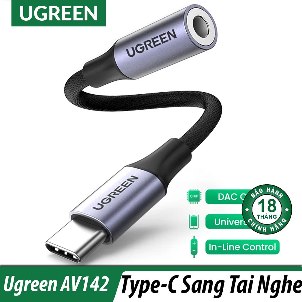 Cáp chuyển đổi USB type-C to 3.5mm Ugreen 30632