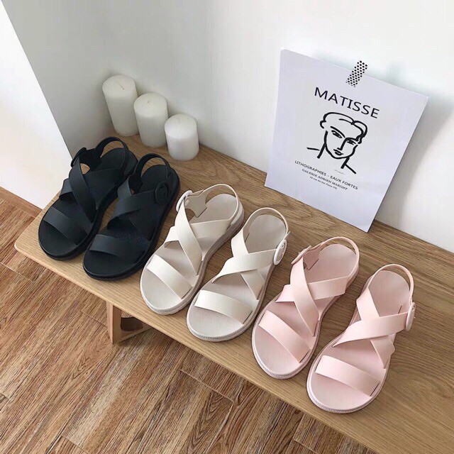 Sandal Thun Chéo Siêu Mềm