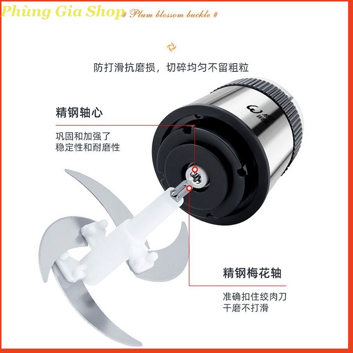Máy bóc vỏ tỏi/ máy xay thịt đa năng