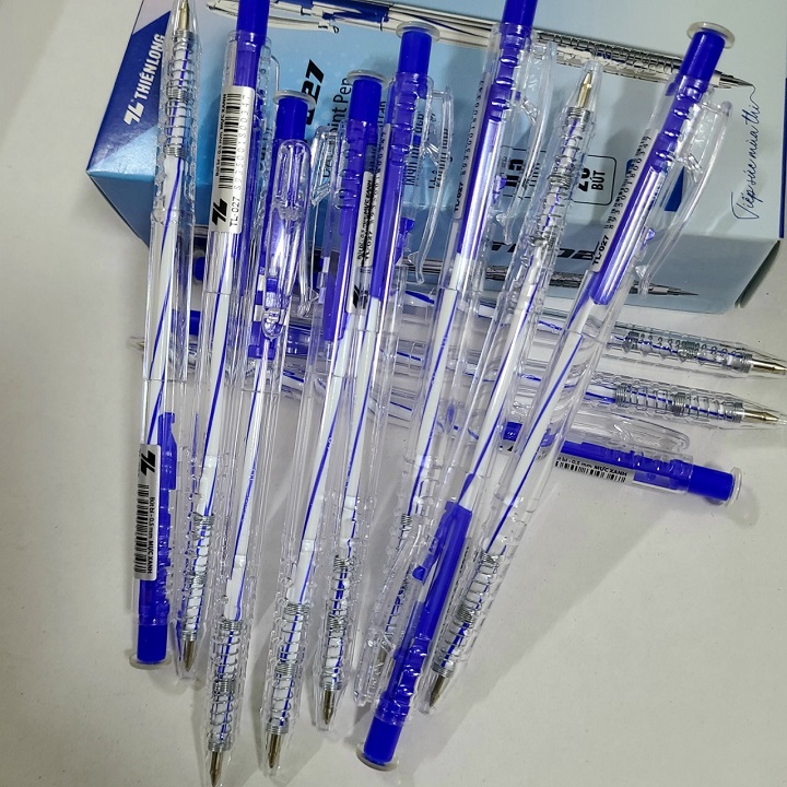 Bút bi tl027 nét 0.5mm thiên long chính hãng