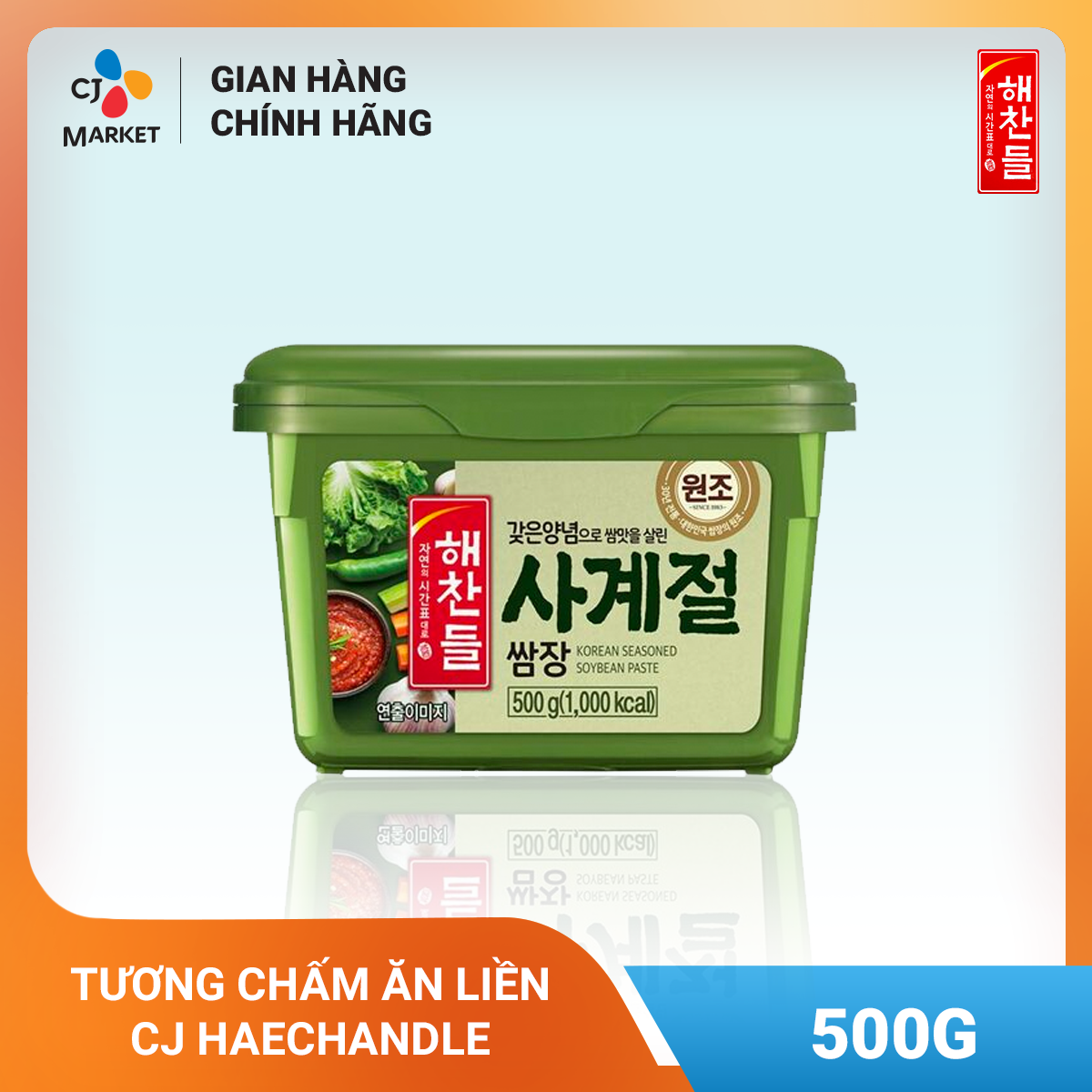 CHỈ GIAO HCM Tương chấm ăn liền CJ Haechandle 500g - Nhập khẩu từ Hàn Quốc
