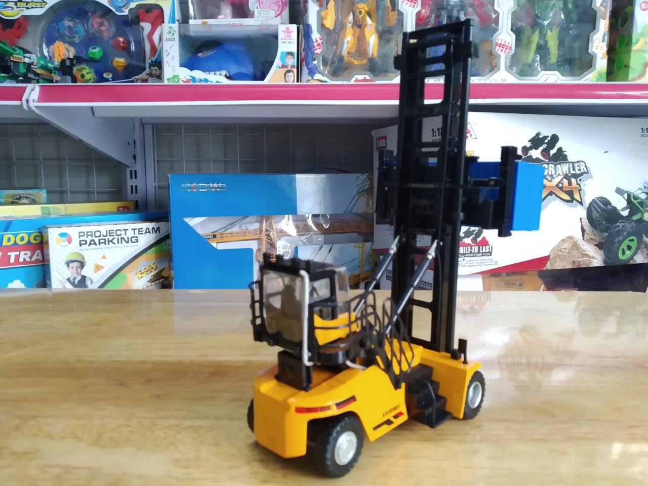 XE CÔNG TRÌNH MÔ HÌNH SẮT - XE NÂNG CONTAINER TỶ LỆ 1:50