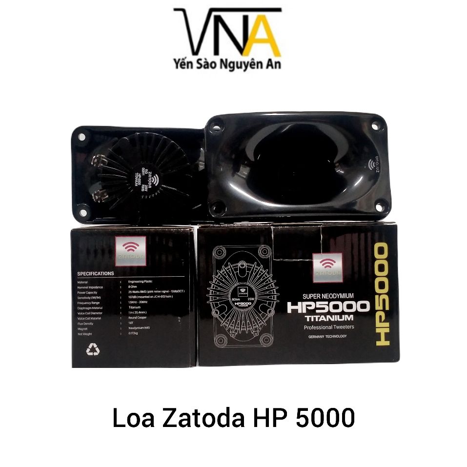 Freeship loa dẫn nhà yến hp-5000 zatoda vỏ đen - âm thanh nhà yến