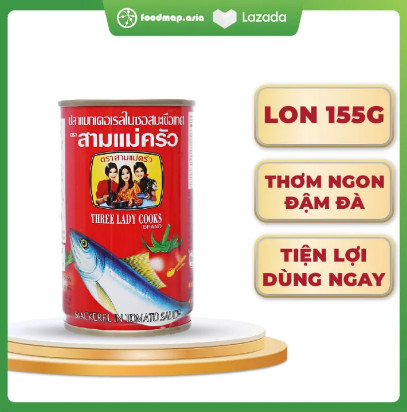 Cá hộp 3 cô gái thái lan - cá xốt và hương vị