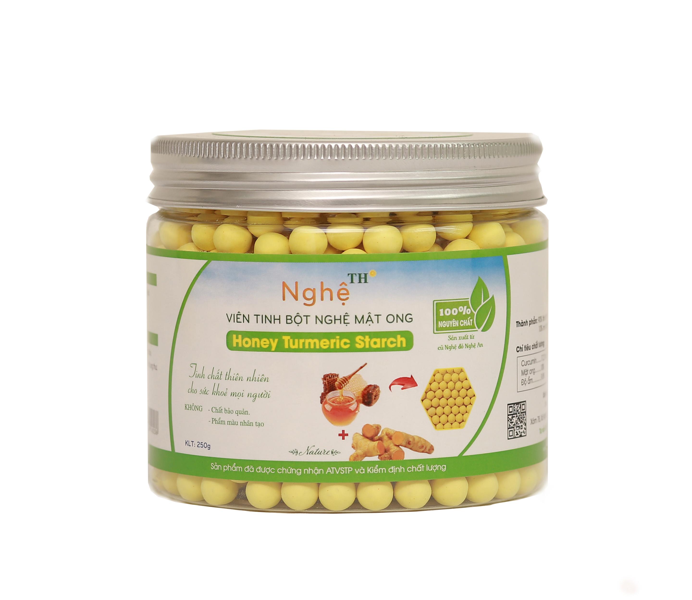 Viên tinh bột nghệ mật ong 250g