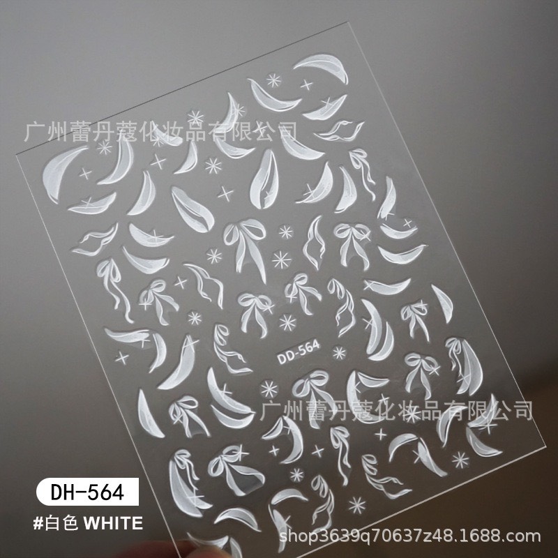 Sticker dán móng tay 3d , hình dán móng nhiều mẫu đẹp - mini nails