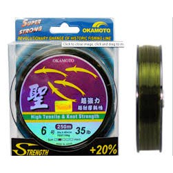 Cước Câu Cá OKAMOTO 250m siêu bền cước 4 con cá siêu vip