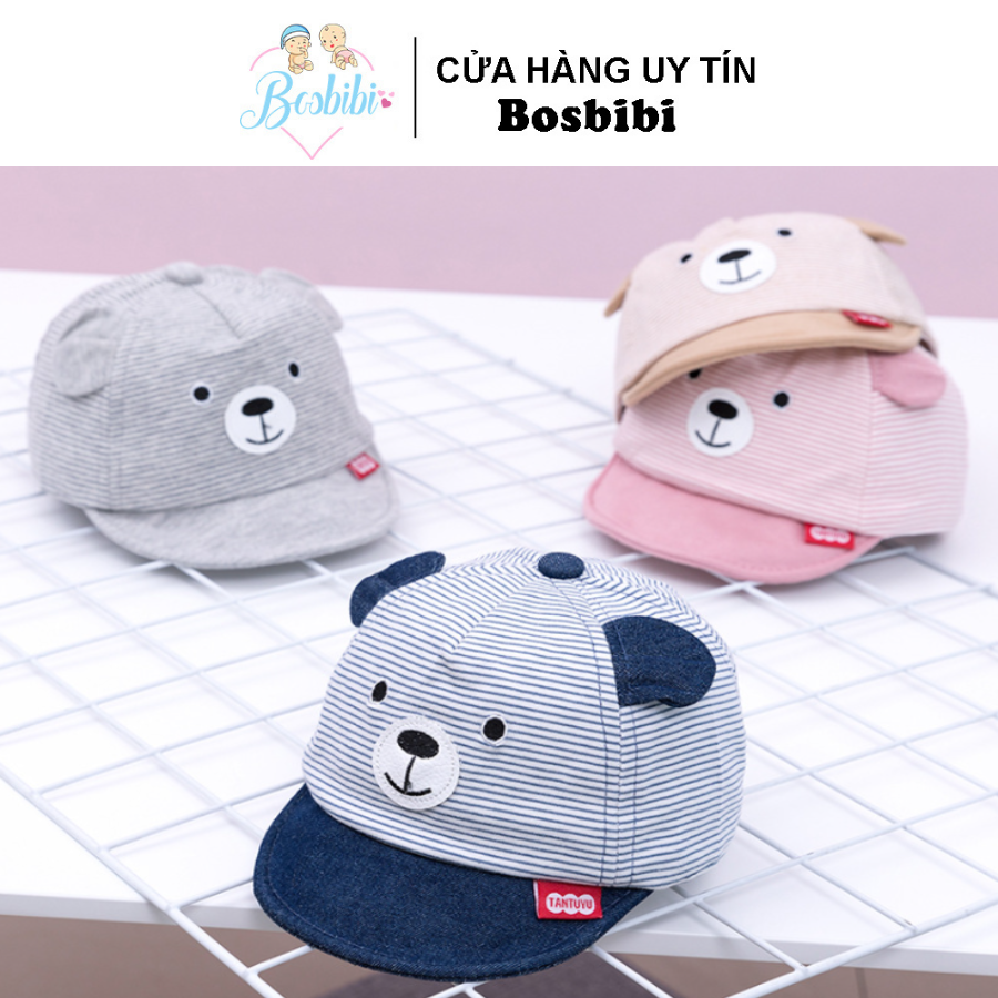 Mũ Gấu Thời Trang Cho bé 3-12 Tháng