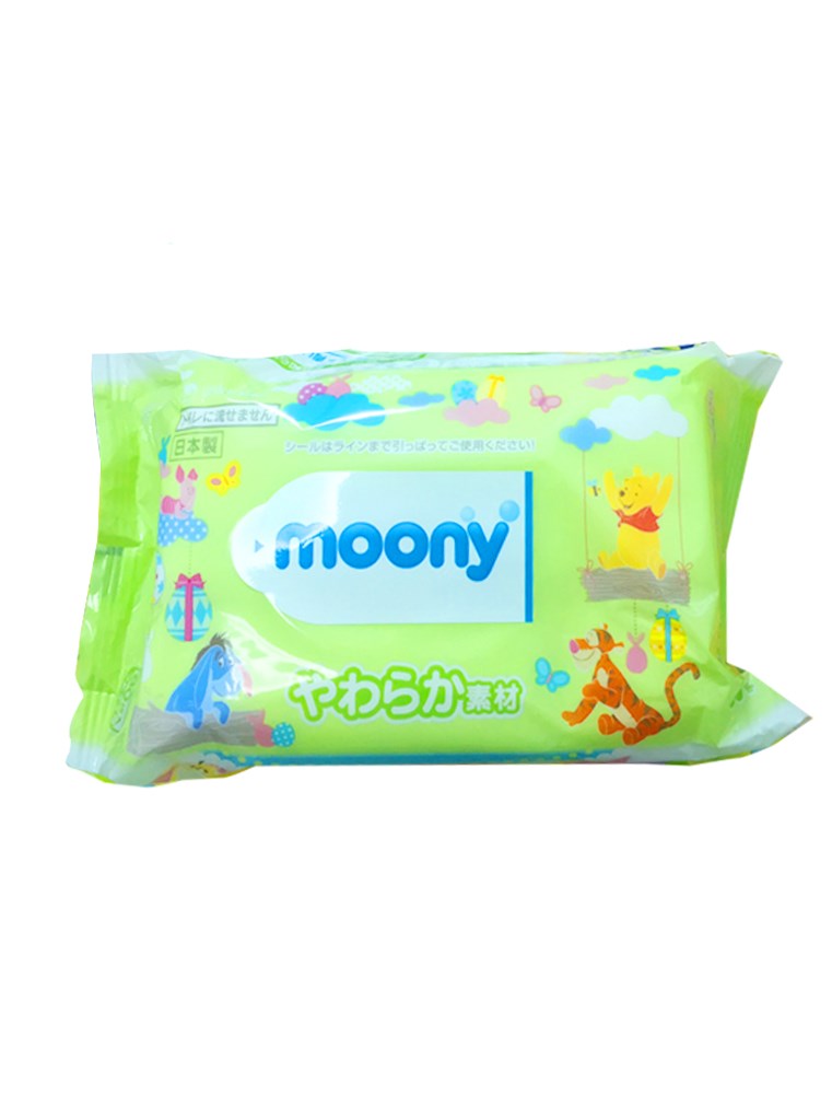 [HCM]KHĂN GIẤY ƯỚT MOONY 80 MIẾNG