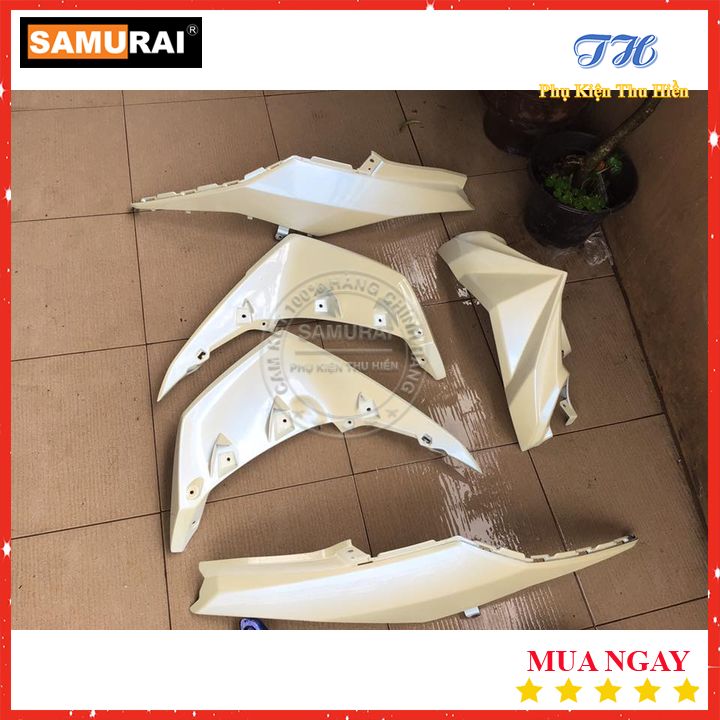 [HCM]Sơn Xịt Samurai Màu Trắng Ánh Xanh - Mã H231