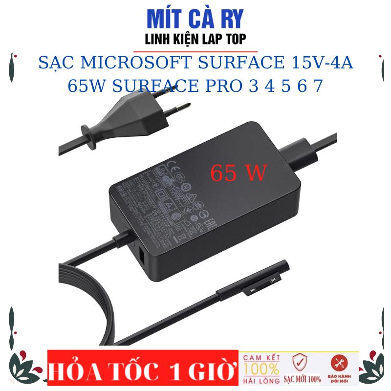 SẠC MICROSOFT SURFACE 15V-4A-65W SURFACE PRO 3 4 5 6 7 MICROSOFT SURFACE 1706 Surface Book Surface Laptop