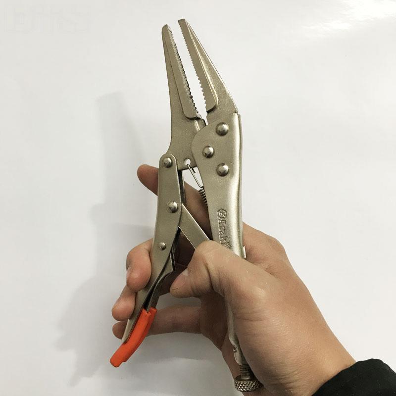 Kìm chết mũi nhọn Asaki AK-8264 C2-9inch (Trắng)