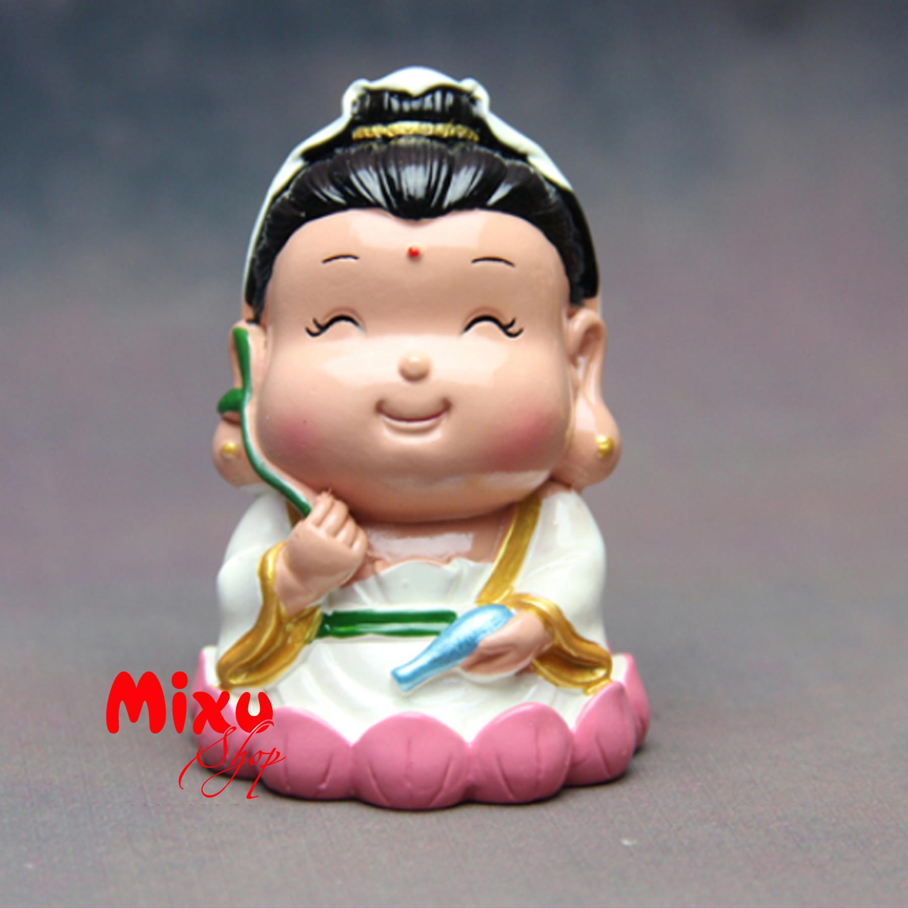 [HCM]Tượng chibi Quan Âm Bồ Tát size 6cm