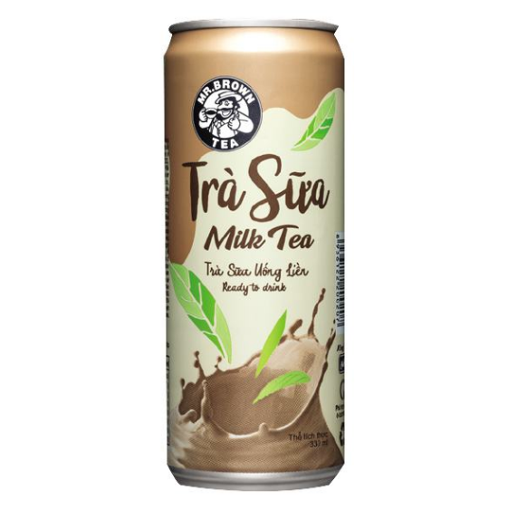 Combo 6 Lon Trà Sữa Mr.Brown 320Ml