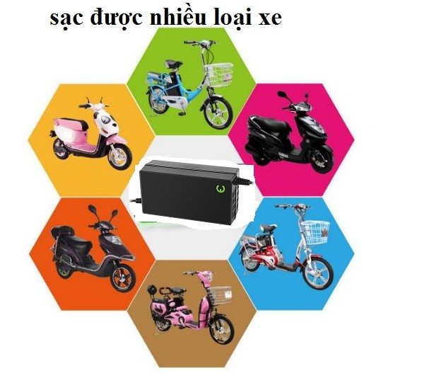 SẠC BÌNH ẮC QUY - 48V-20ah-XE ĐẠP ĐIỆN