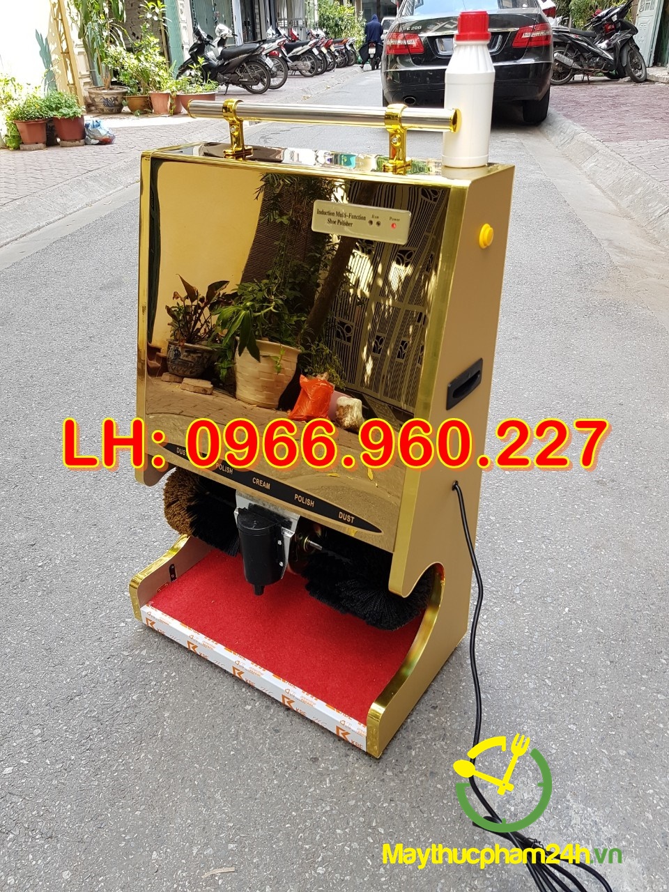Dụng cụ vệ sinh giày da, đánh giày tự động  cảm biến