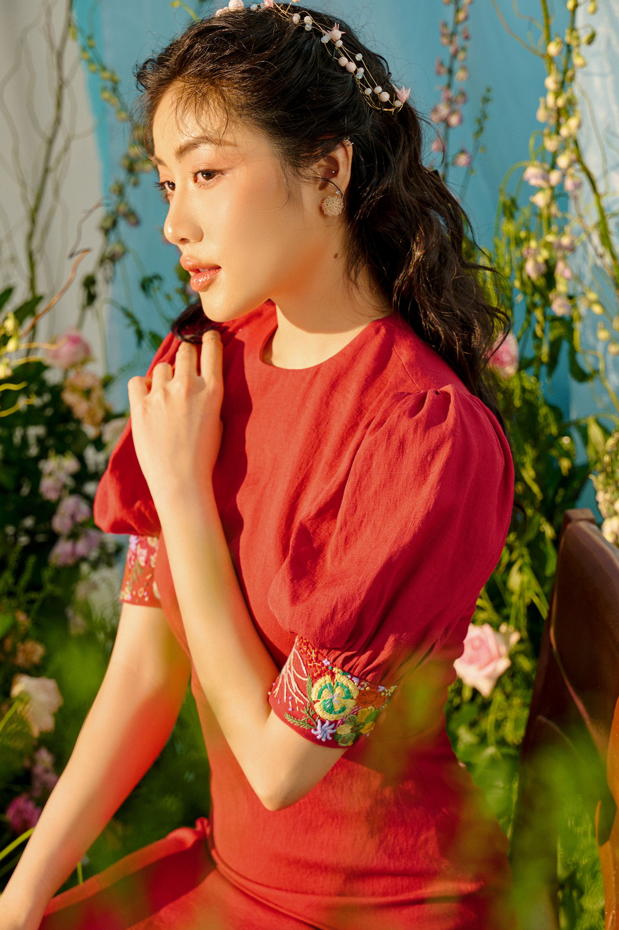 OLV - Đầm Alymer Embro Dress