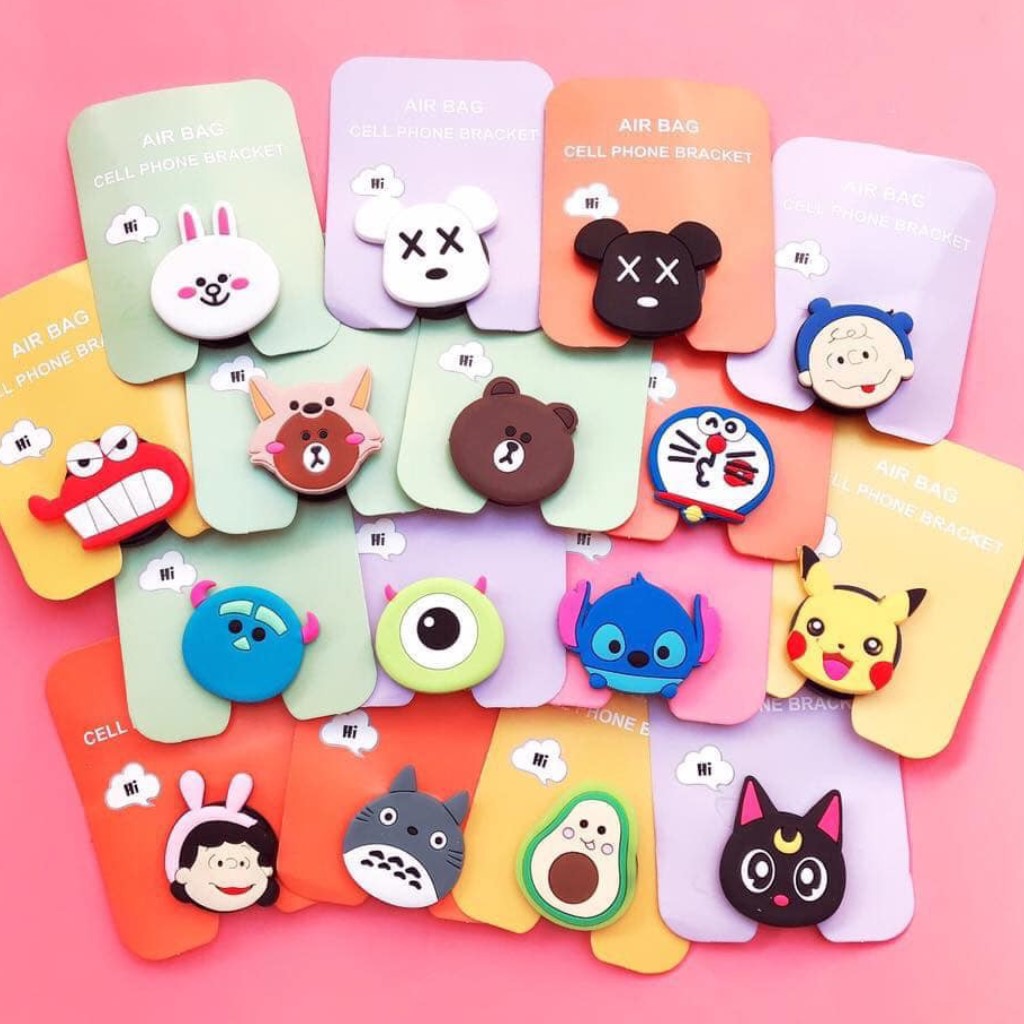 Miếng Dán Giá Đỡ Điện Thoại Popsocket Dễ Thương