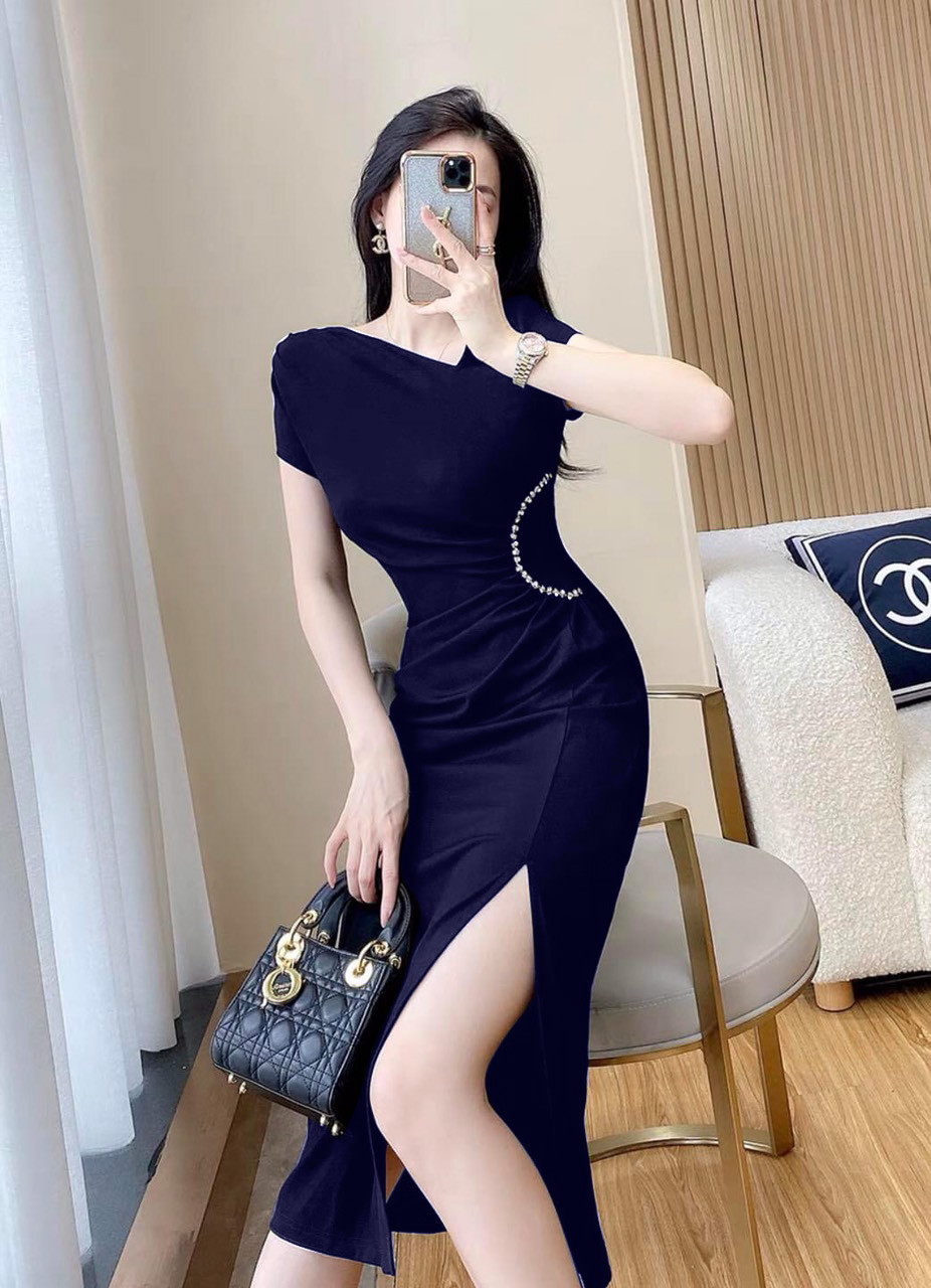 [HCM]Đầm dạ hội trễ vai sang trọng