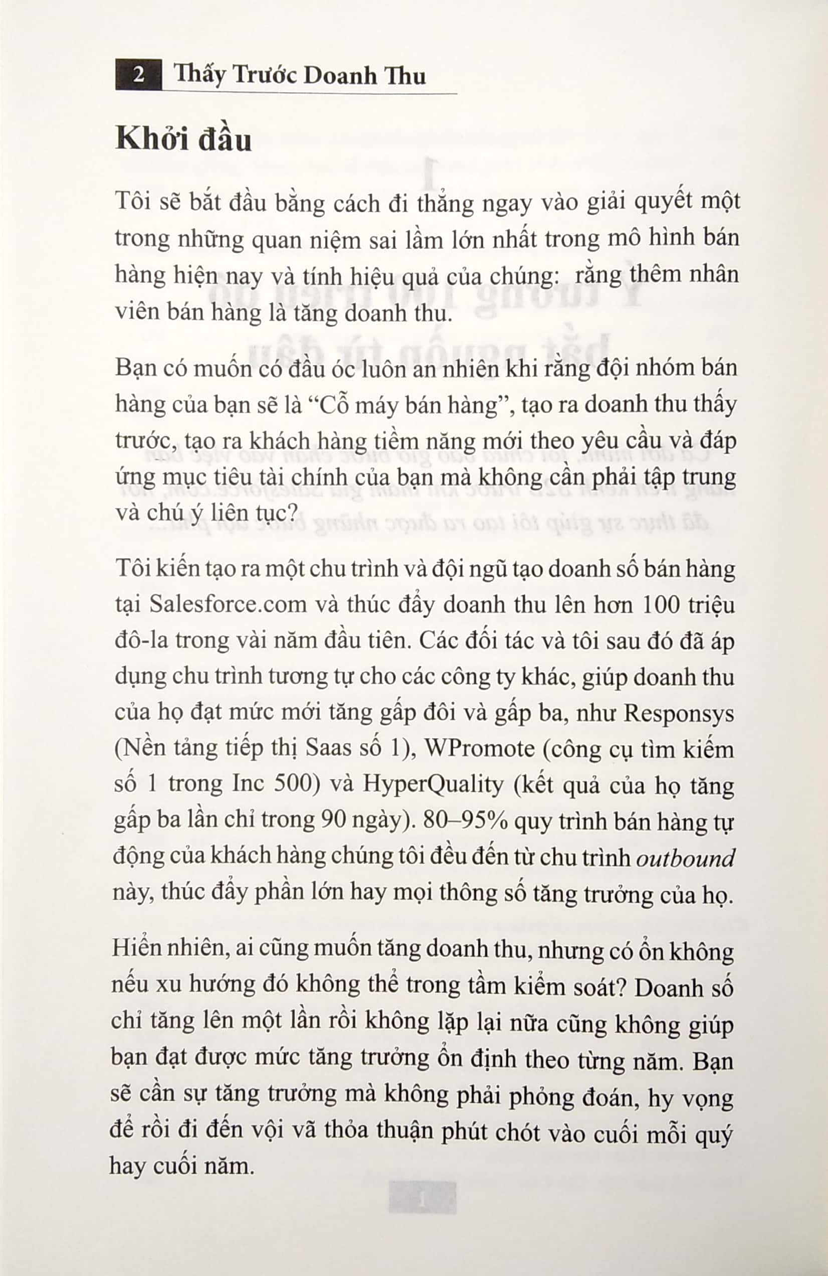 Sách Fahasa - Thấy Trước Doanh Thu