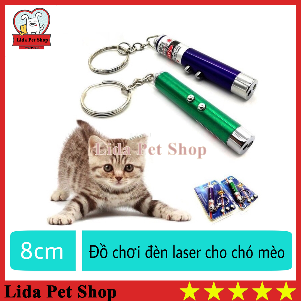 HN- Đồ chơi cầm tay đèn laser led cho chó mèo vờn bắt có thể thay pin - Lida Pet Shop