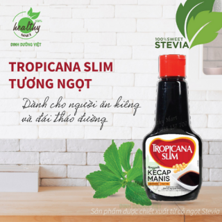 [HCM]Nước Tương Ngọt Ăn Kiêng Tropicana Slim ( 200ml) Dành Cho Người Tiểu Đường Và Ăn Kiêng Healthy Eat Clean thumbnail