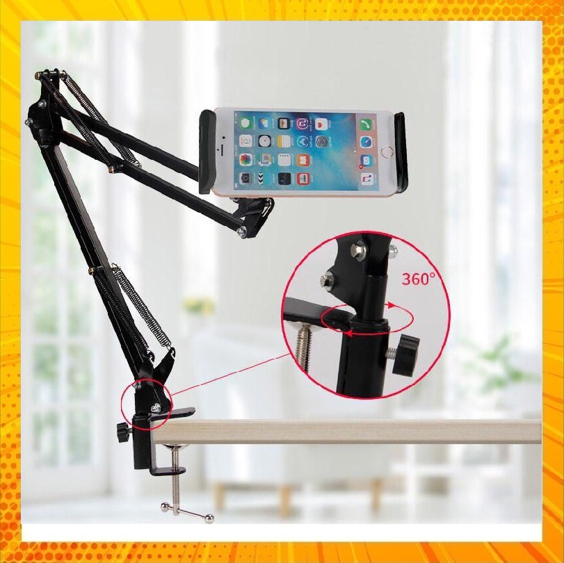 [HCM]Chân kẹp giá đỡ ipad điện thoại